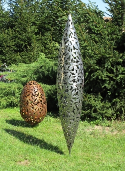 modern Art garden sculpture steel